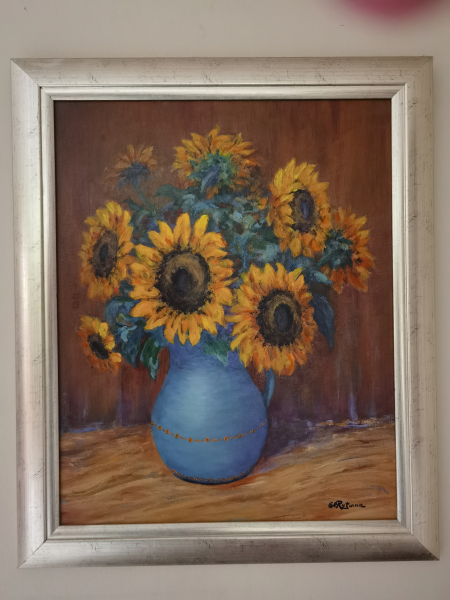 010 - Stunning Sunflower Painting
