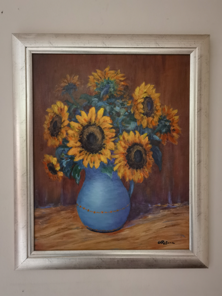 010 - Stunning Sunflower Painting